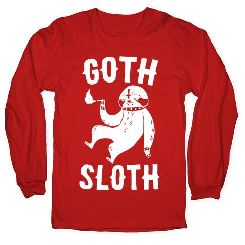 Goth Sloth Longsleeve Tee