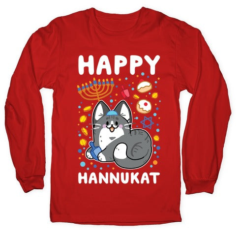 Happy Hannukat Longsleeve Tee