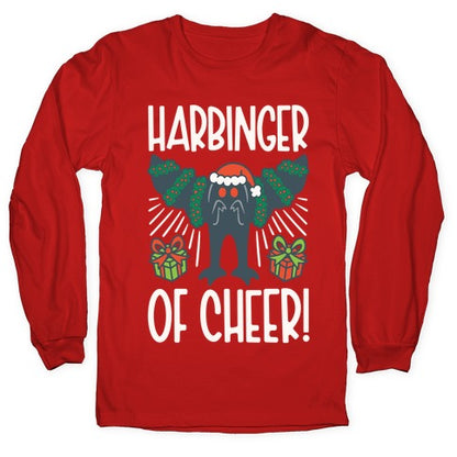 Harbinger of Cheer Mothman Parody Longsleeve Tee