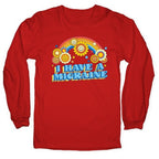 I Have a Migraine Retro Rainbow Longsleeve Tee