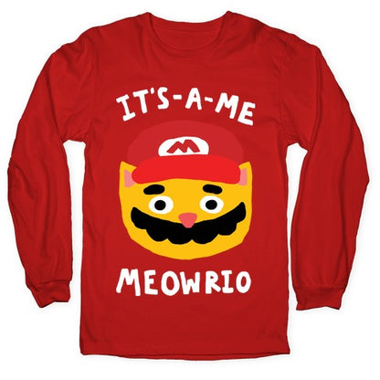 It's A Me Meowrio Longsleeve Tee