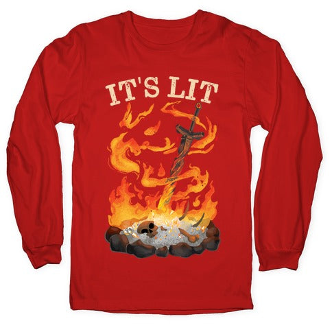 It's Lit Bonfire Longsleeve Tee