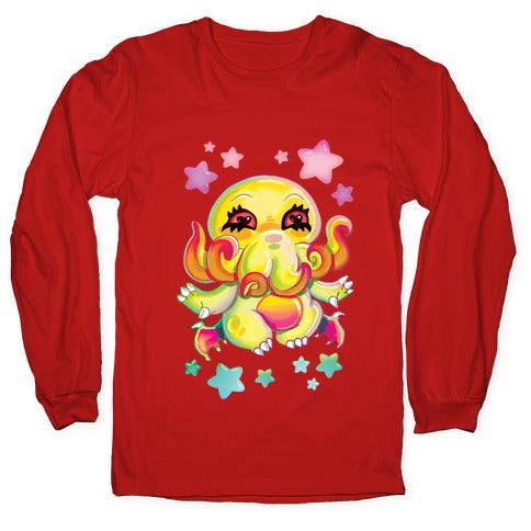 Kawaii Cthulhu Longsleeve Tee