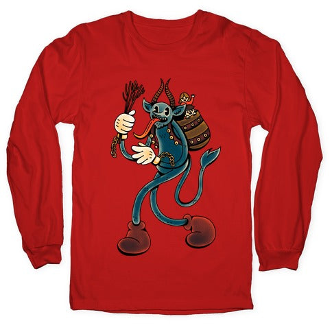 Krampus Cartoon Longsleeve Tee