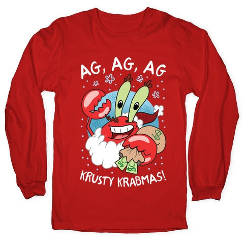 Krusty Krabmas!  Longsleeve Tee