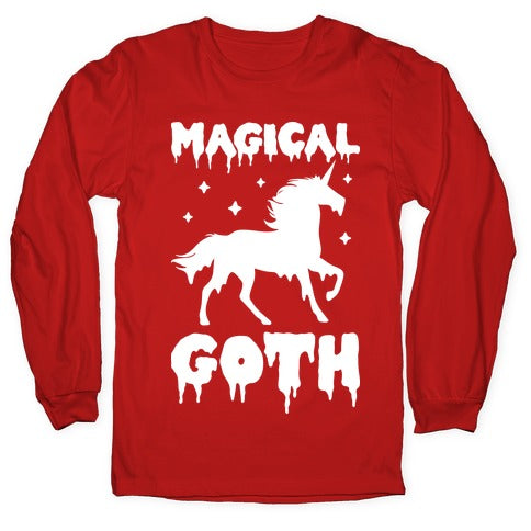 Magical Goth Unicorn Longsleeve Tee