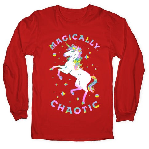 Magically Chaotic Unicorn Longsleeve Tee
