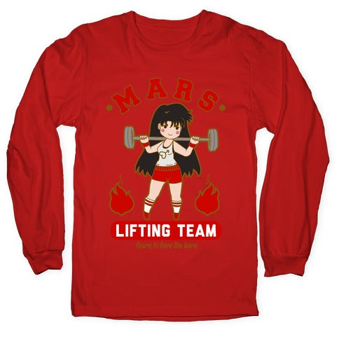 Mars Lifting Team Parody Longsleeve Tee