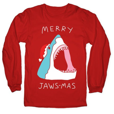 Merry Jaws-mas Christmas Longsleeve Tee