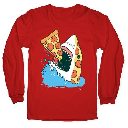 Pizza Shark Longsleeve Tee
