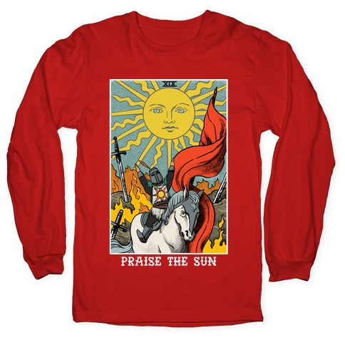 Praise The Sun Tarot Card Longsleeve Tee