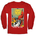 Praise The Sun Tarot Card Longsleeve Tee