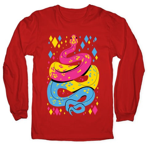 Pride Snakes: Pansexual Longsleeve Tee