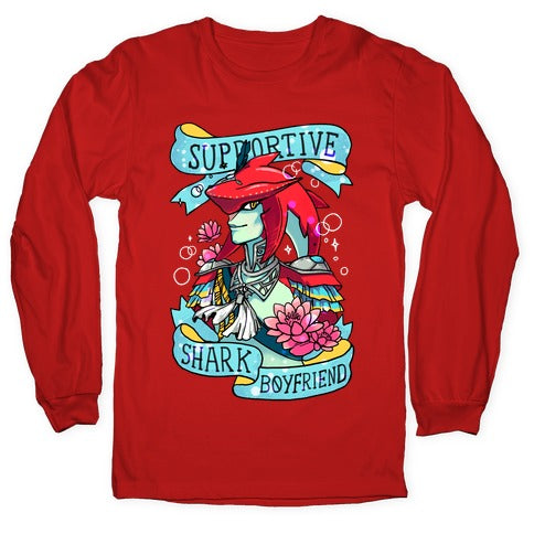 Prince Sidon: Supportive Shark Boyfriend Longsleeve Tee