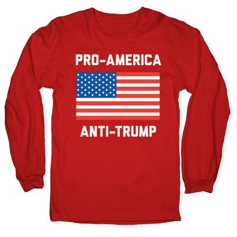 Pro-America Anti-Trump Longsleeve Tee