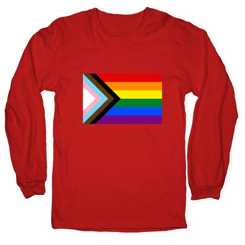 Progress Pride Flag Longsleeve Tee