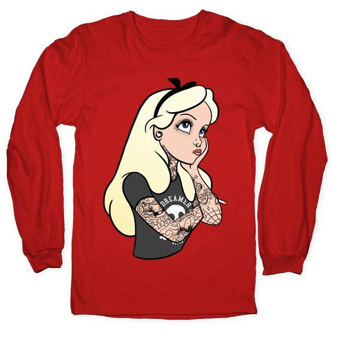 Punk Alice Parody Longsleeve Tee