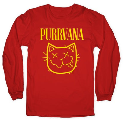 Purrvana Longsleeve Tee