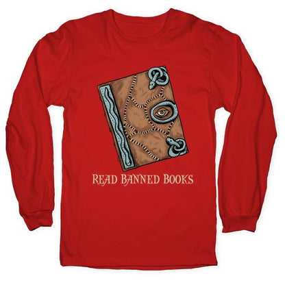 Read Banned Books Spellbook Longsleeve Tee