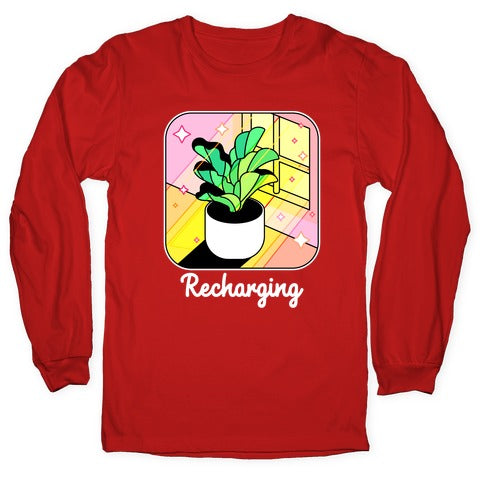 Recharging Plant Longsleeve Tee