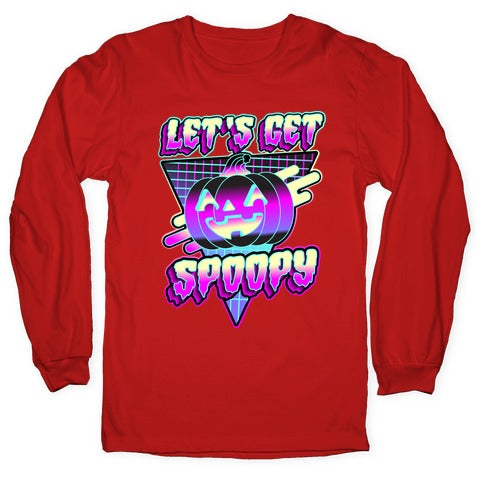 Retrowave Let's Get Spoopy Longsleeve Tee