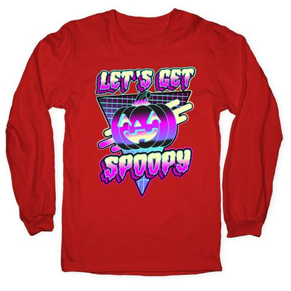 Retrowave Let's Get Spoopy Longsleeve Tee