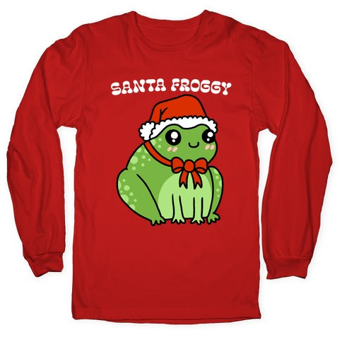 Santa Froggy Longsleeve Tee
