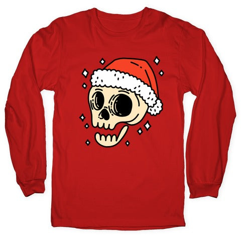 Santa Skull Longsleeve Tee