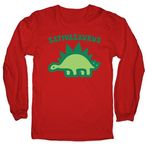 Sativasaurus Dinosaur Longsleeve Tee