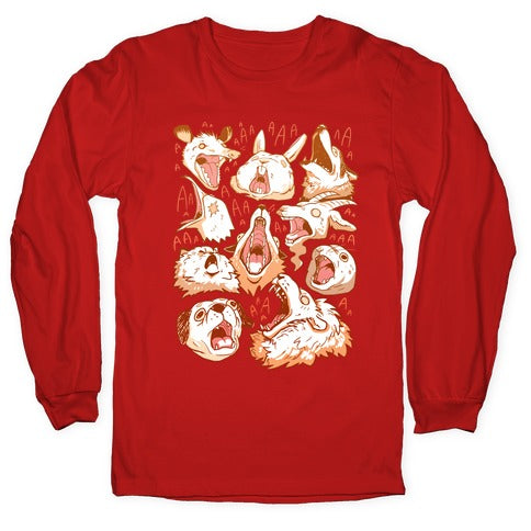 Screaming Animals Longsleeve Tee