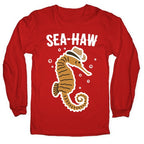 Sea Haw Seahorse Cowboy Longsleeve Tee