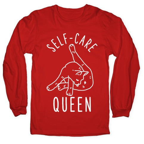 Self-Care Cat Longsleeve Tee