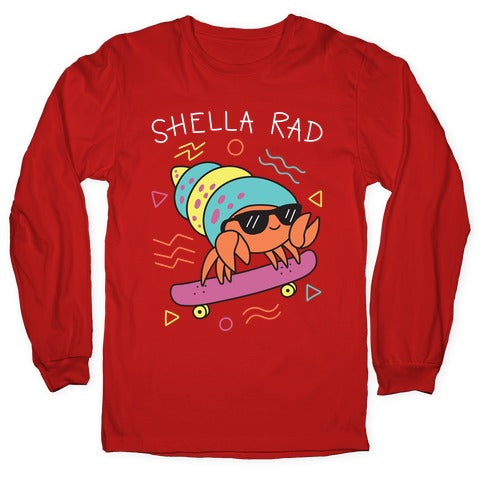 Shella Rad Crab Longsleeve Tee