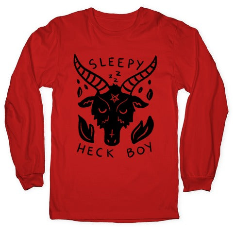 Sleepy Heck Boy Satan Longsleeve Tee