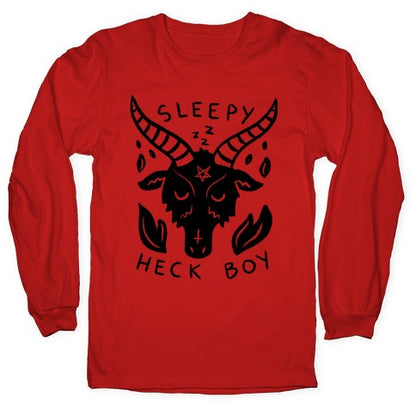 Sleepy Heck Boy Satan Longsleeve Tee
