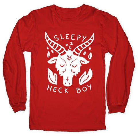 Sleepy Heck Boy Satan Longsleeve Tee