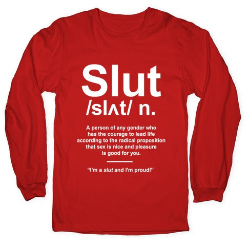 Slut Definition Longsleeve Tee