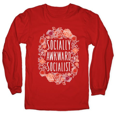 Socially Awkward Socialist Longsleeve Tee