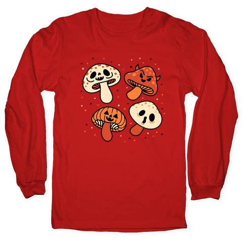 Spooky Mushrooms Longsleeve Tee