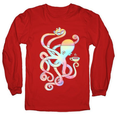 Tea Shanty Kraken Longsleeve Tee