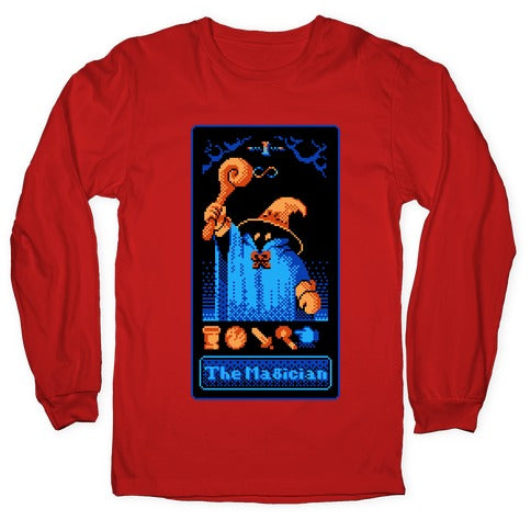 The Black Mage Magician Tarot Longsleeve Tee