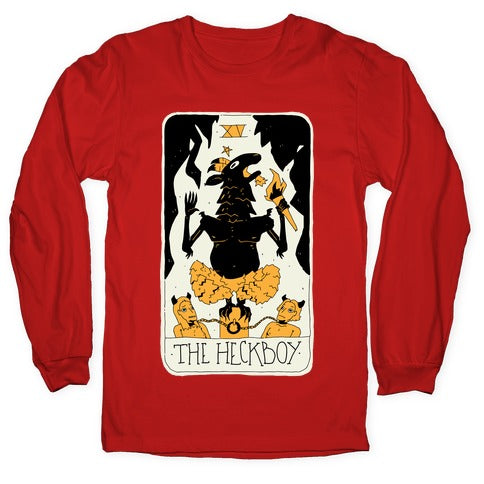 The Heckboy Tarot Card Longsleeve Tee