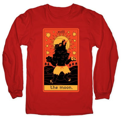 The Moon Werewolf Tarot Longsleeve Tee