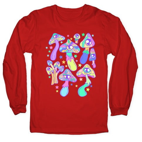The Mushrooms Have Eyes Longsleeve Tee
