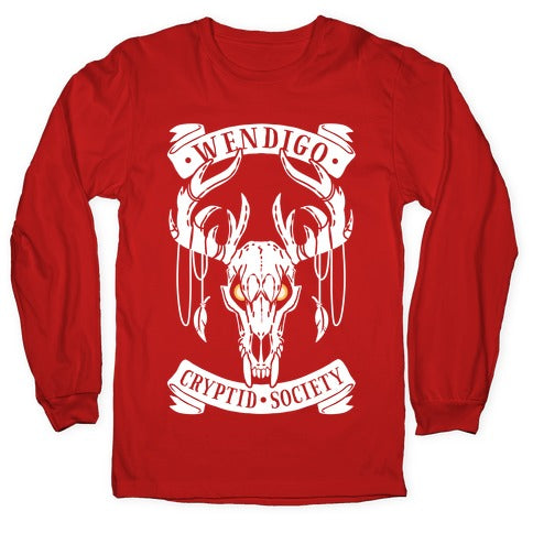 Wendigo Cryptid Society Longsleeve Tee