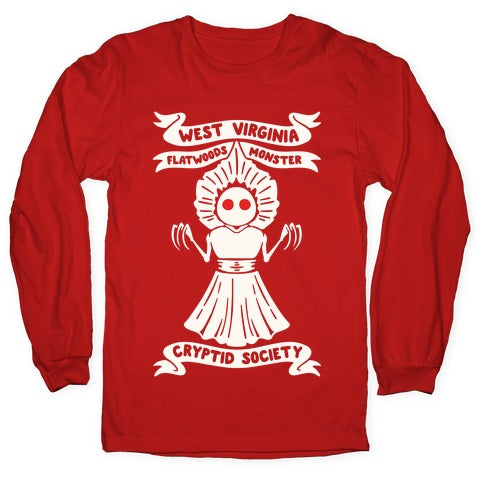 West Virginia Flatwoods Monster Cryptid Society Longsleeve Tee