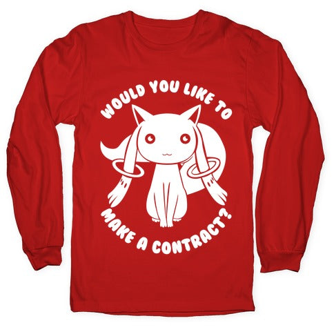 Would You Like To Make A Contract? Longsleeve Tee