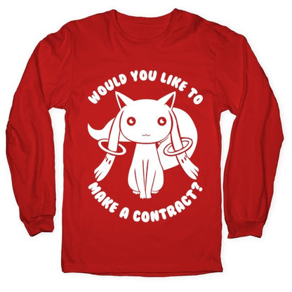 Would You Like To Make A Contract? Longsleeve Tee