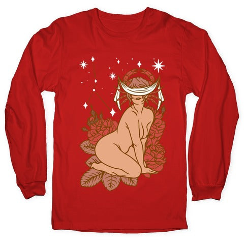 Zodiac Pinup Cancer Longsleeve Tee
