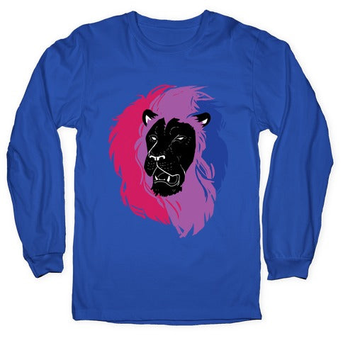 Bisexual Lion Pride Longsleeve Tee